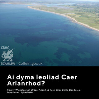 RCAHMW photograph of Caer Arianrhod Reef, Llandwrog.